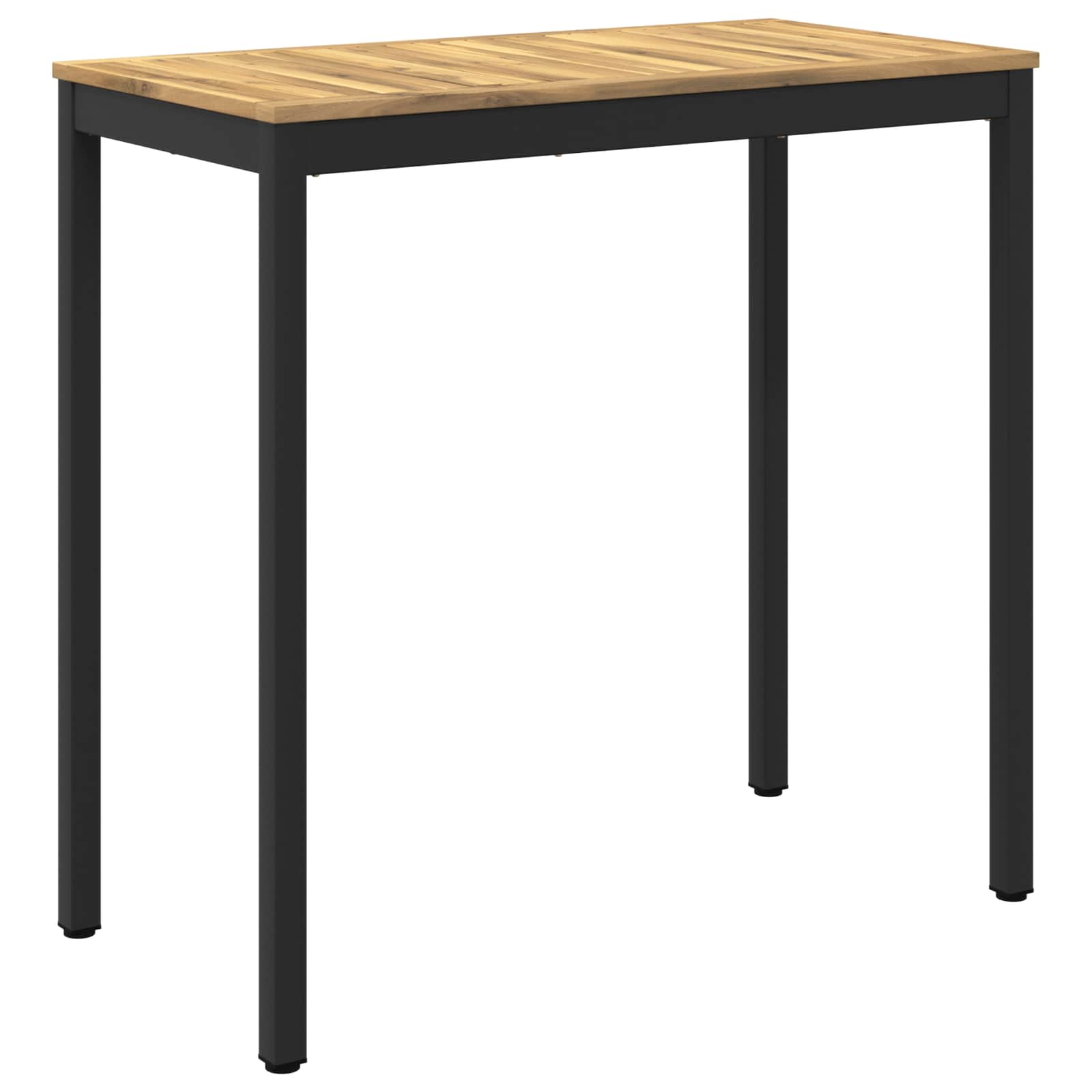 Tuinbar Tafel Wit en zwart 108,5 x 55 x 105 cm – afbeelding 1