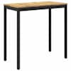 vidaXL Aia baarilaud Valge ja must 108,5 x 55 x 105 cm