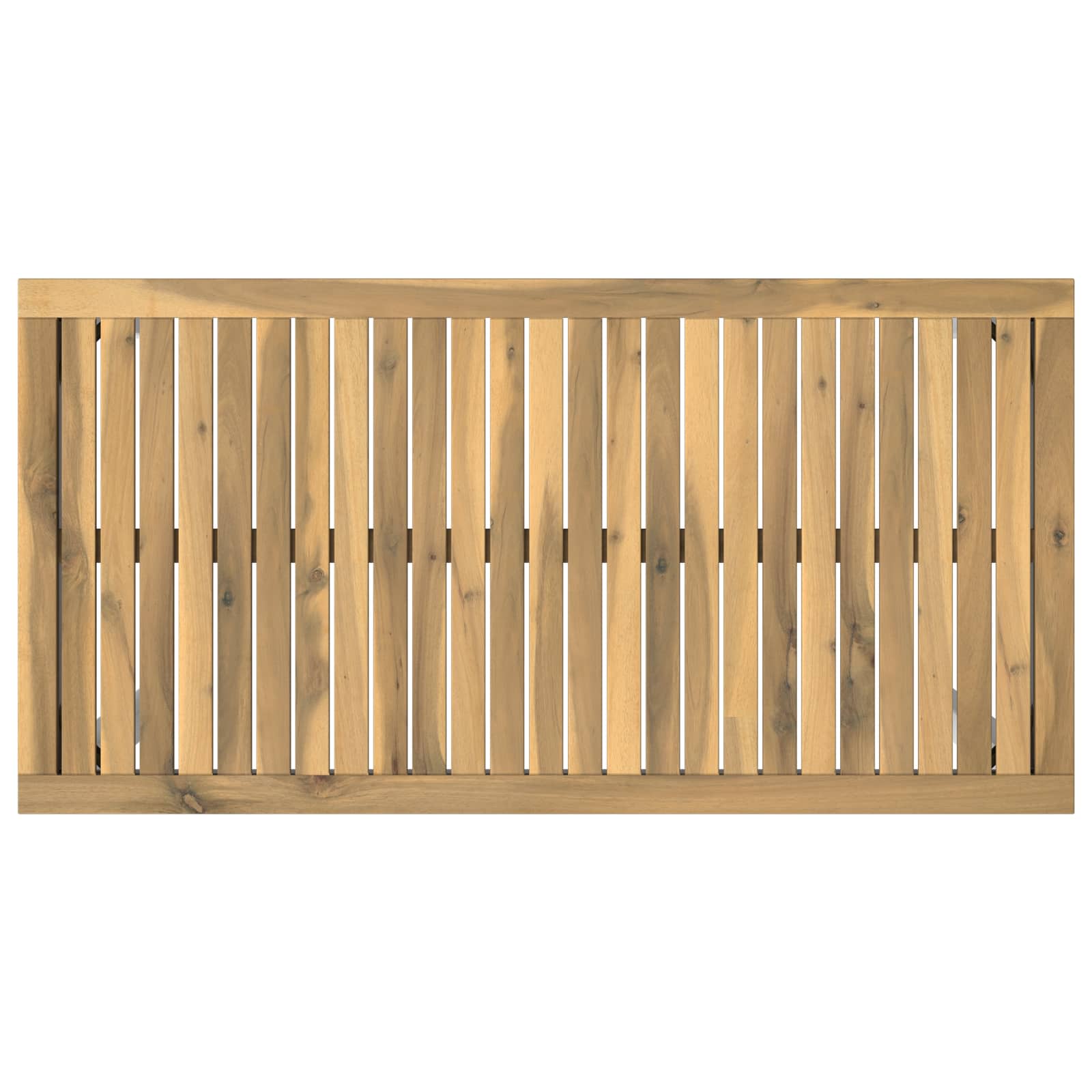 Tuinbar Tafel Wit 108,5 x 55 x 105 cm Massief Acaciahout image 4