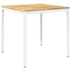 vidaXL Aia baarilaud NAARDEN Valge 110 x 108,5 x 105 cm