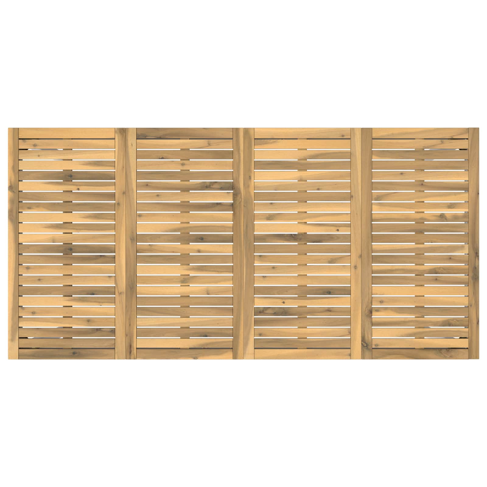 Tuinbar Tafel Wit 180 x 88,5 x 105 cm Massief Acaciahout image 5