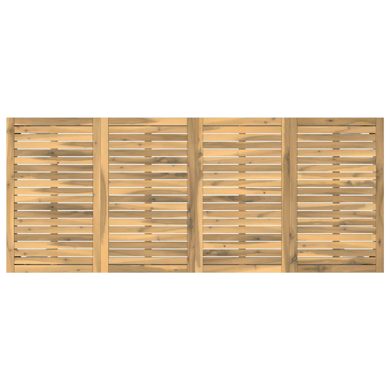 Tuinbar Tafel Wit 196 x 80,5 x 105 cm Massief Acaciahout image 5