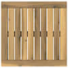 vidaXL Lauda peal 40,5 x 40 x 2 cm Ristk&uuml;lik Tugev akatsiapuu Valge