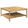 vidaXL Kohvilaud Valge pesu 100,5 x 98 x 45 cm Tugev akatsiapuu