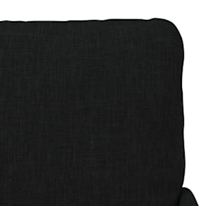 Pohovky s polštářem 55cm Černá Překližka - obrázek 8