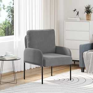 Sedežne garniture z blazino 55cm Temno siva Vezani les