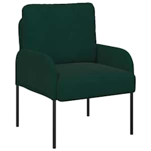 vidaXL Diivanid padjaga 55cm Tume rohelise Vineer