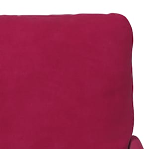 Pohovky s polštářem 55cm Víno Červené Překližka - obrázek 8