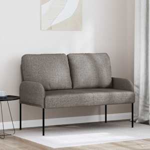Pohovky s polštářem 110cm Taupe Překližka - obrázek 1