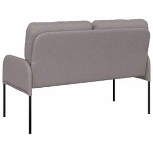 Pohovky s polštářem 110cm Taupe Překližka - obrázek 6