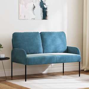 Sedežne garniture z blazino 110cm Modra Vezani les