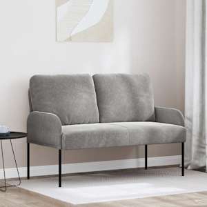 Sedežne garniture z blazino 110cm Svetlo siva Vezani les