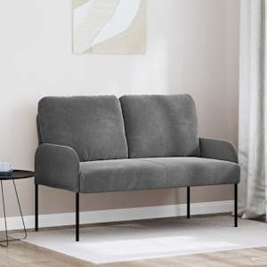 Sedežne garniture z blazino 110cm Temno siva Vezani les