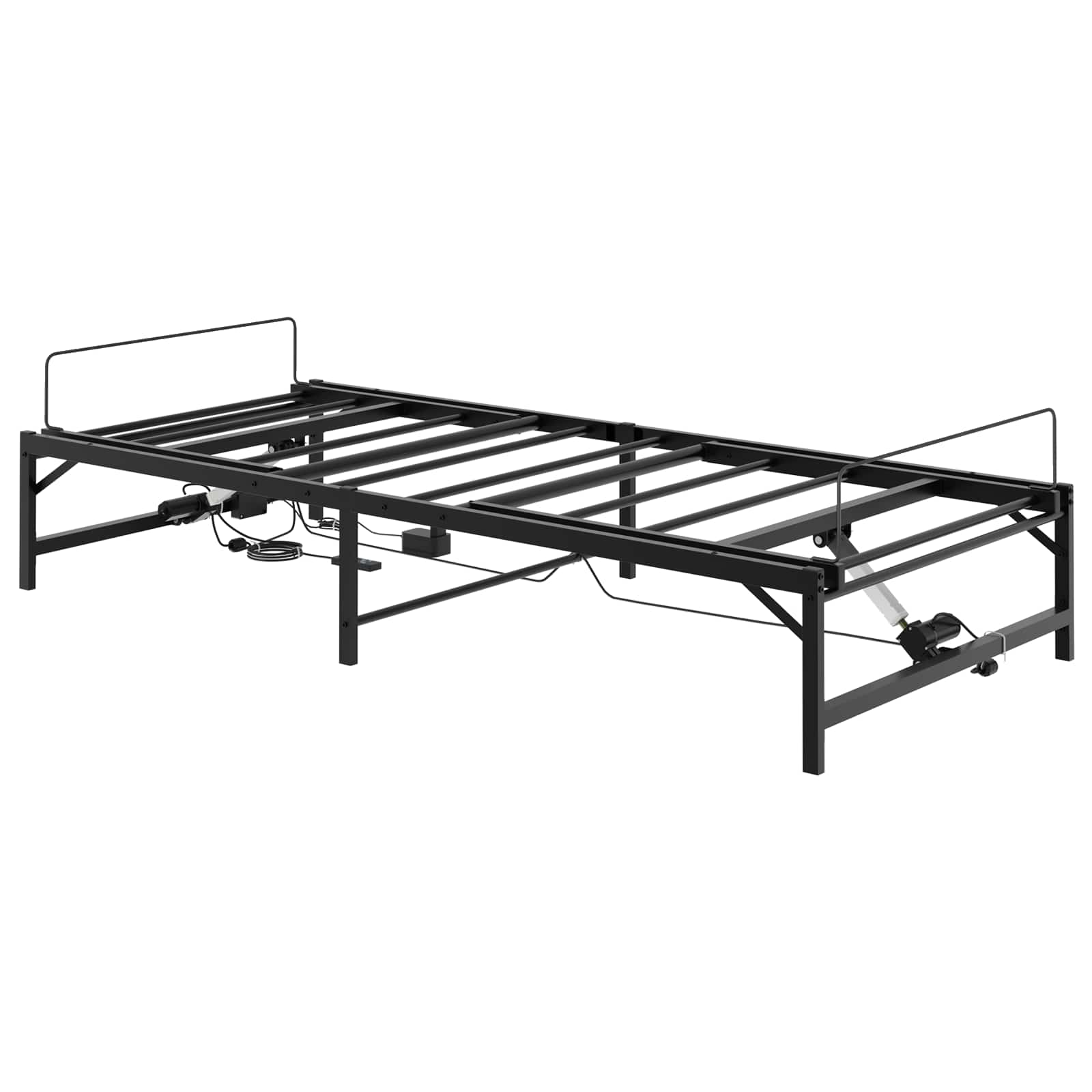 Sähkösäätöinen sänky runko Musta 3FT Single Teräs - Image 5