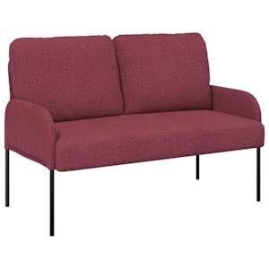 Sedací soupravy 3 pcs Víno Červené 115 x 56 x 80 cm Překližka - obrázek 5