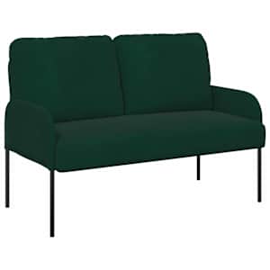 Sedací soupravy 3 pcs Tmavě zelená 115 x 56 x 80 cm Překližka - obrázek 5