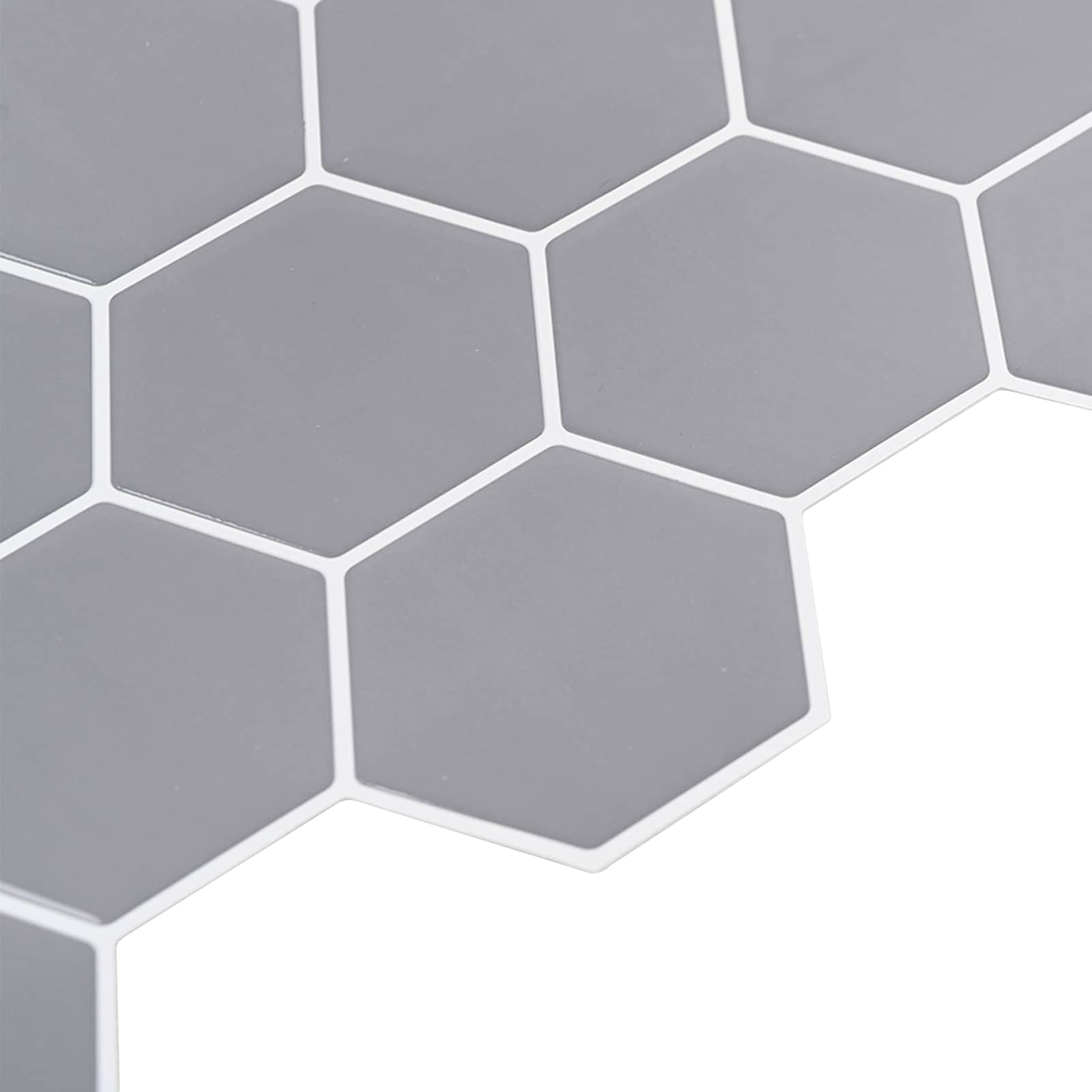 Šesterokotna ploščica 50 pcs Siva 30 x 30 cm Poliuretan in PET - slika 6