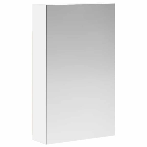 vidaXL Vannitoa peeglikapp Valge 30 x 10,5 x 50 cm Tehispuit