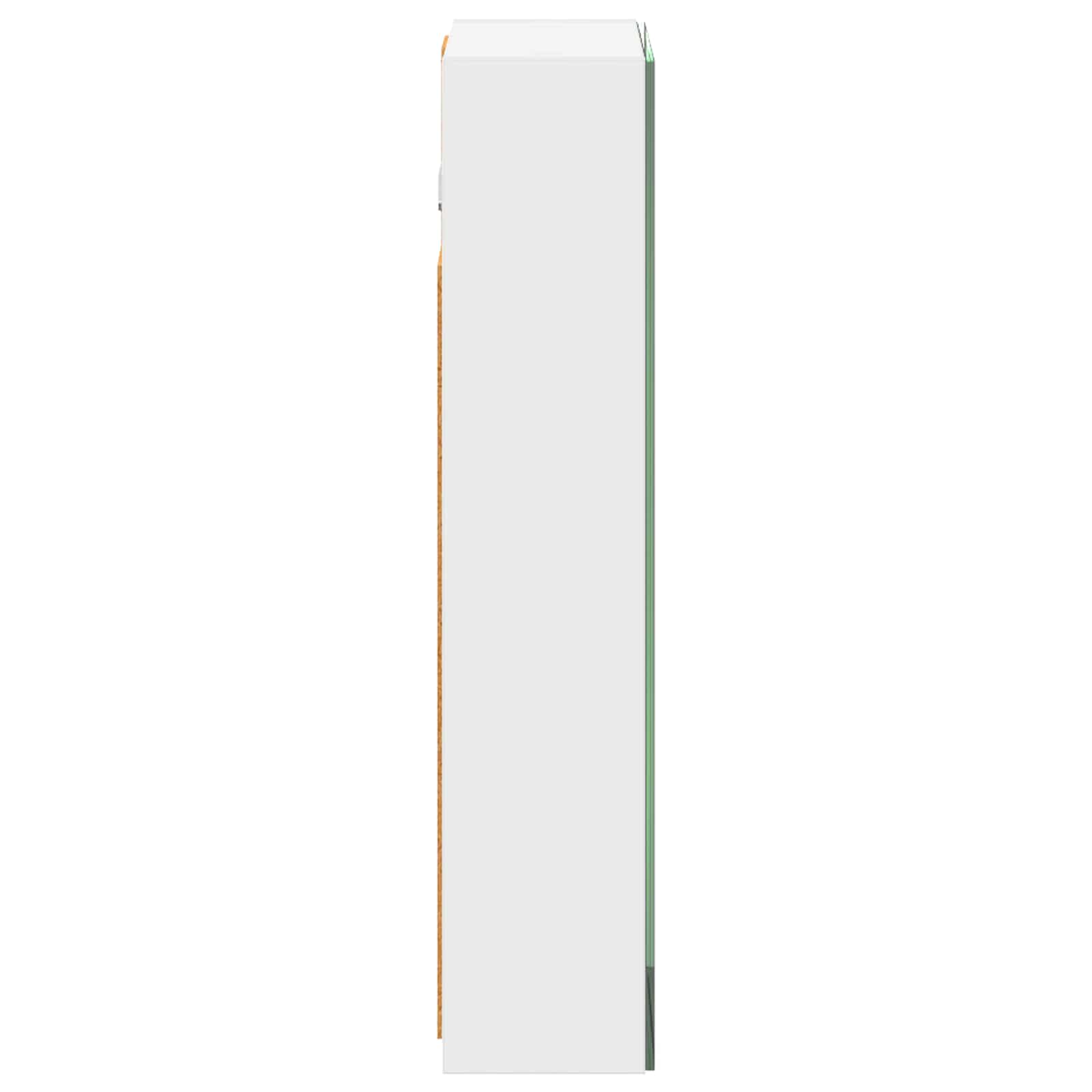 Koupelnová zrcadlová skříň s policí Bílá 30 x 10,5 x 50 cm - obrázek 7