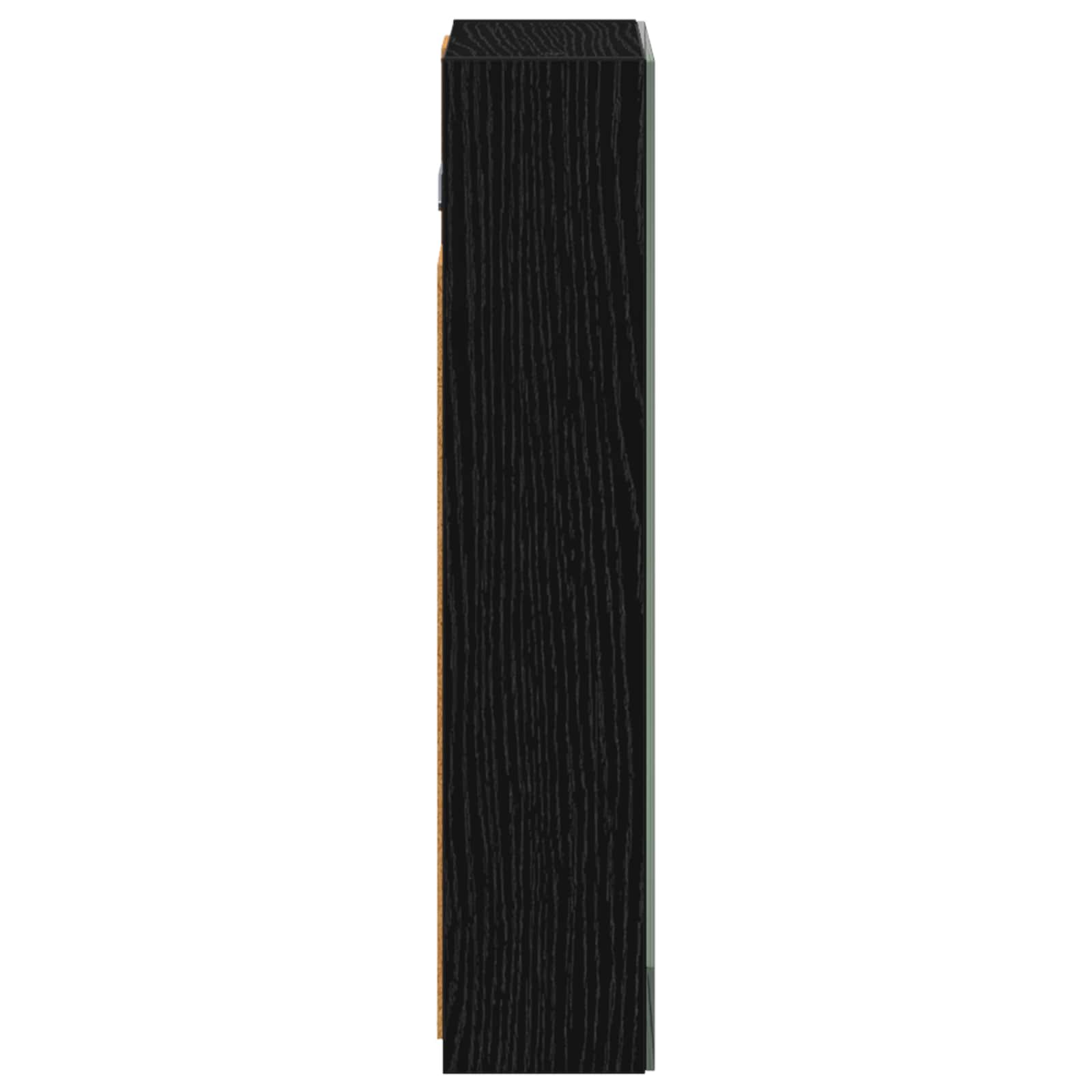 Koupelnová zrcadlová skříň s policí Černý dub 30 x 10,5 x 50 cm - obrázek 7