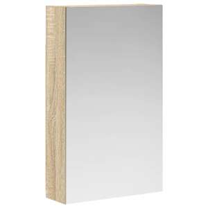 Koupelnová zrcadlová skříň Sonoma dub 30 x 10,5 x 50 cm - obrázek 2