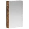 vidaXL Vannitoa peeglikapp Suitsetatud tamm 30 x 10,5 x 50 cm