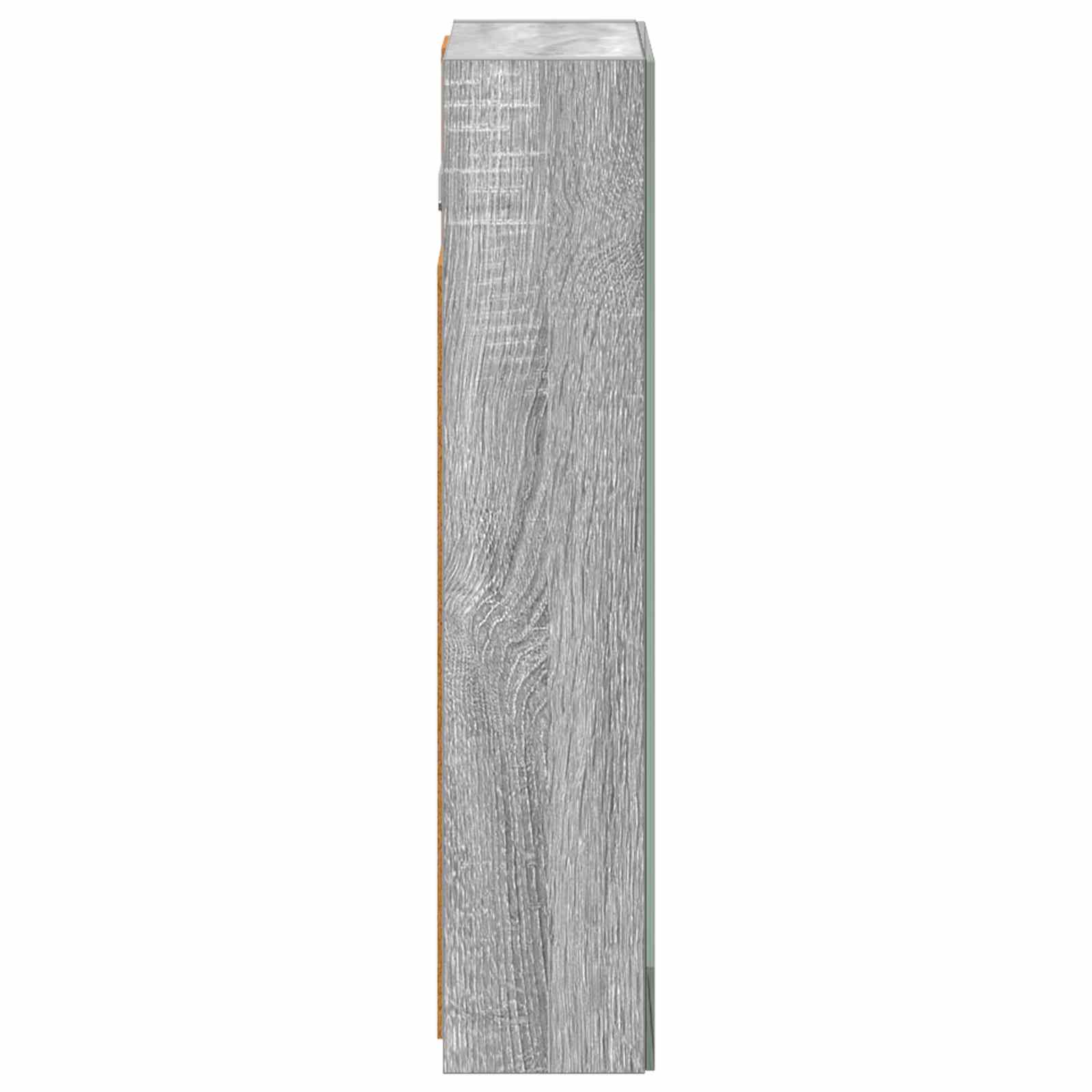 Koupelnová zrcadlová skříň Šedá Sonoma 30 x 10,5 x 50 cm - obrázek 7
