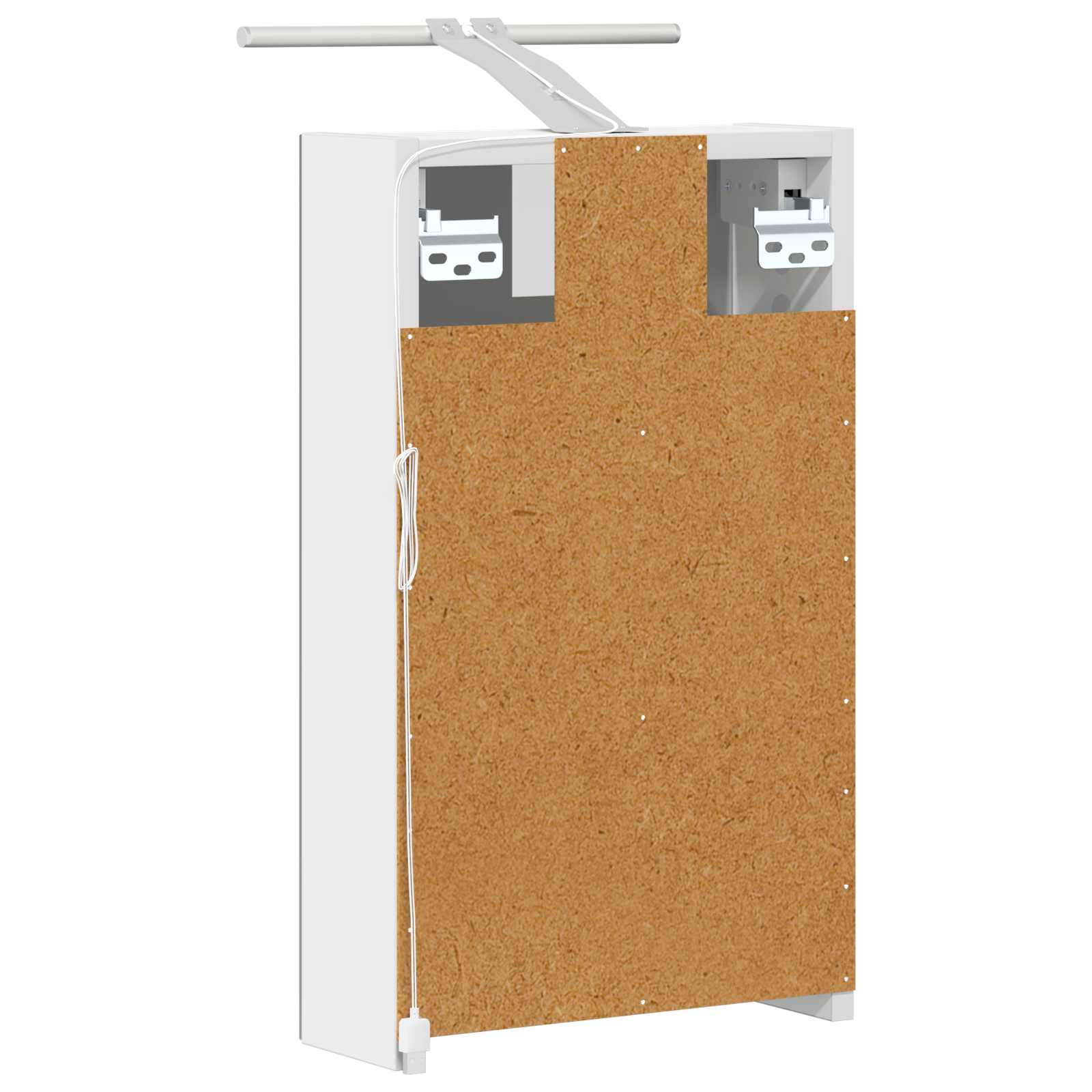 Koupelnová zrcadlová skříň s policí Bílá 30 x 10,5 x 50 cm - obrázek 9