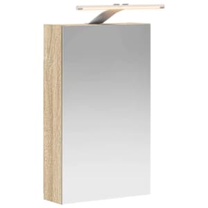 Koupelnová zrcadlová skříň Sonoma dub 30 x 10,5 x 50 cm - obrázek 2