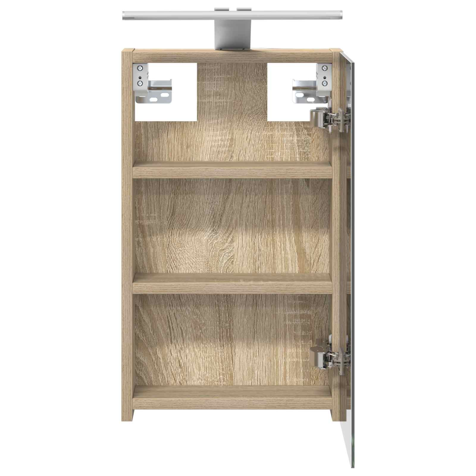 Koupelnová zrcadlová skříň Sonoma dub 30 x 10,5 x 50 cm - obrázek 7