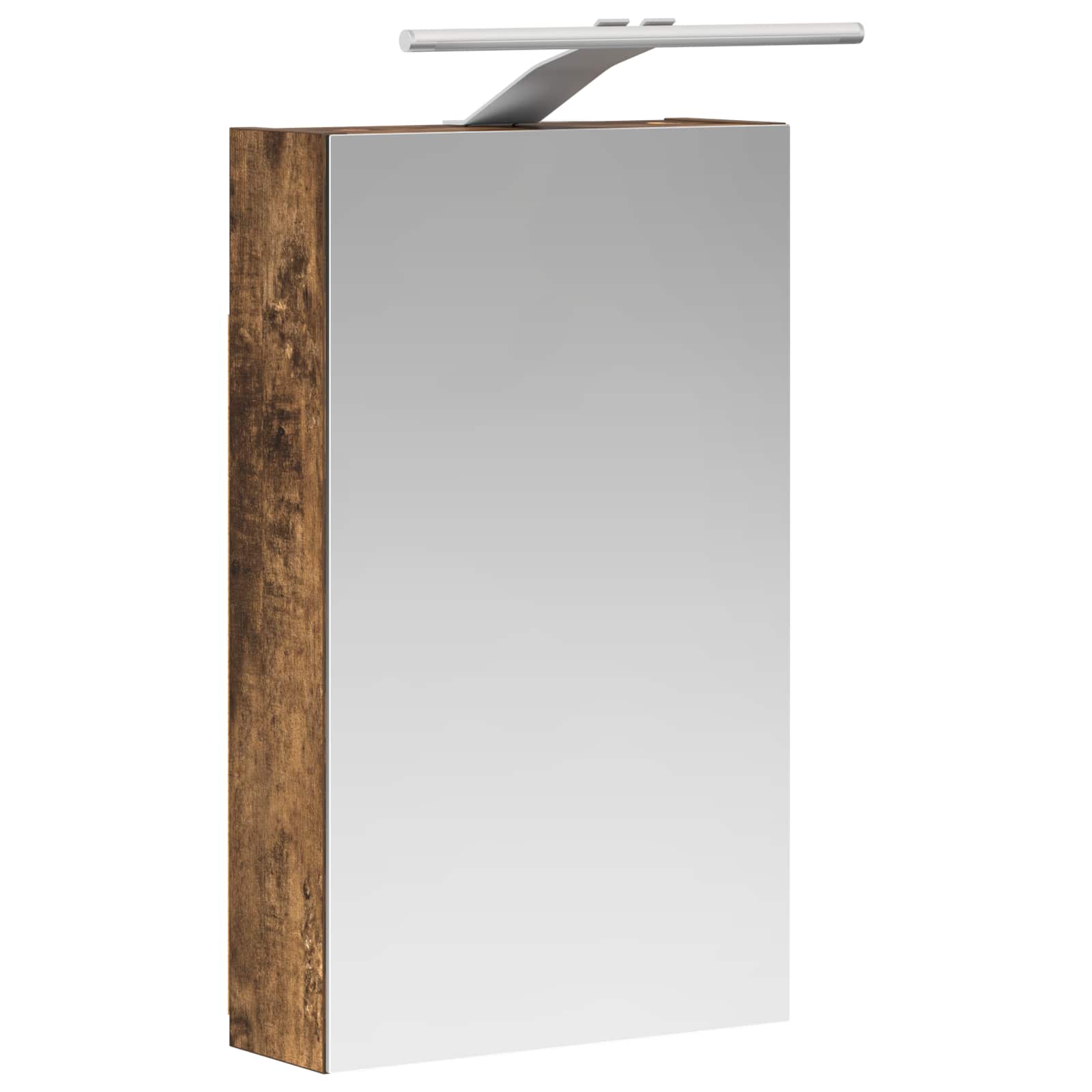 Koupelnová zrcadlová skříň Kouřový dub 30 x 10,5 x 50 cm - obrázek 5
