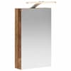 vidaXL Vannitoa peeglikapp Vana puit 30 x 10,5 x 50 cm Tehispuit