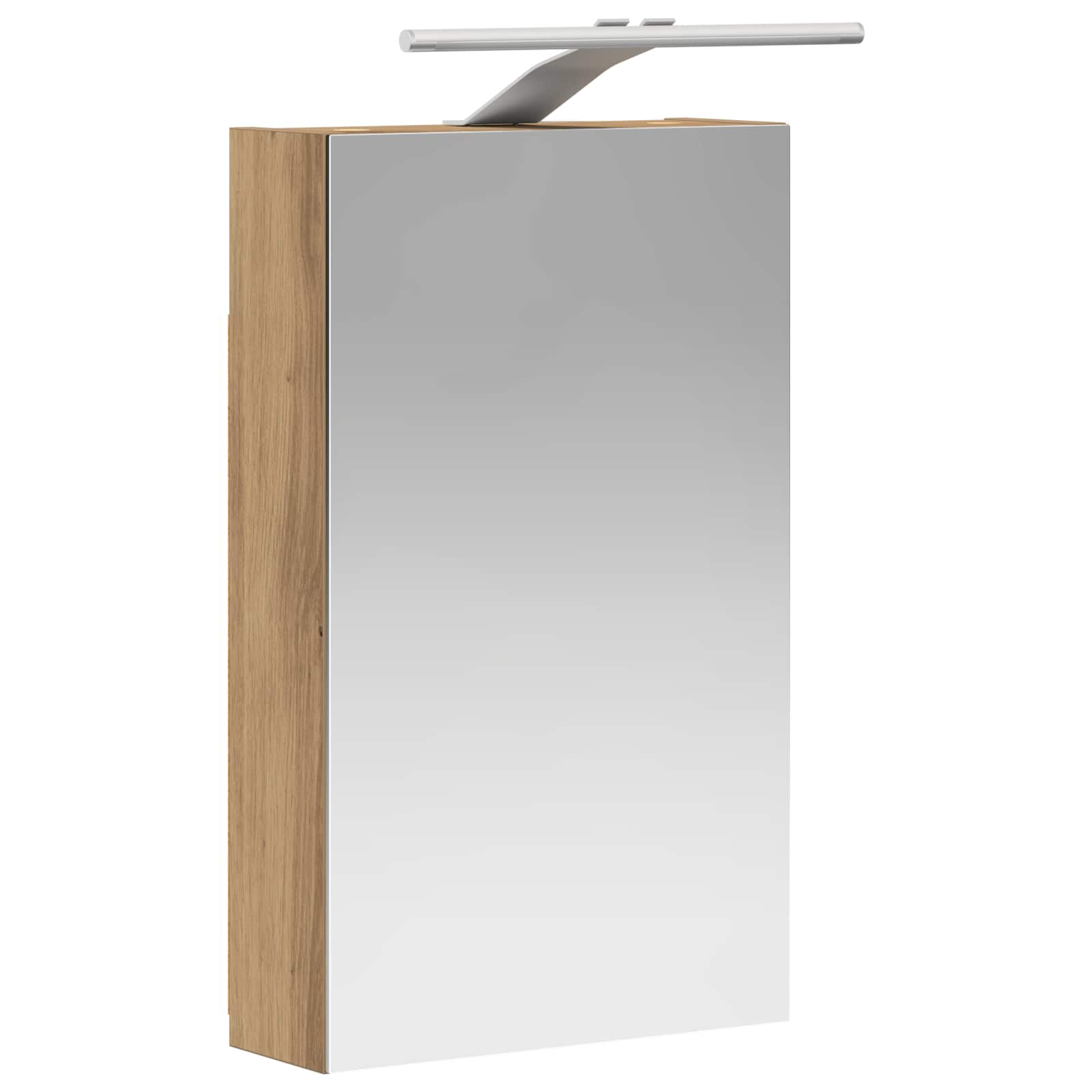 Koupelnová zrcadlová skříň Umělecký dub 30 x 10,5 x 50 cm - obrázek 5
