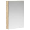 vidaXL Vannitoa peeglikapp Sonoma tamm 40 x 10,5 x 60,5 cm Tehispuit