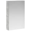 vidaXL Vannitoa peeglikapp Betoonhall 40 x 10,5 x 60,5 cm Tehispuit