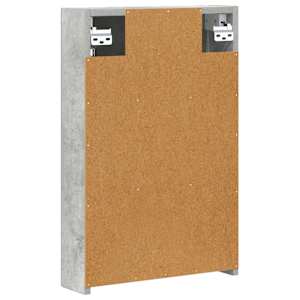 Koupelnová zrcadlová skříň Betonově šedá 40 x 10,5 x 60,5 cm - obrázek 8