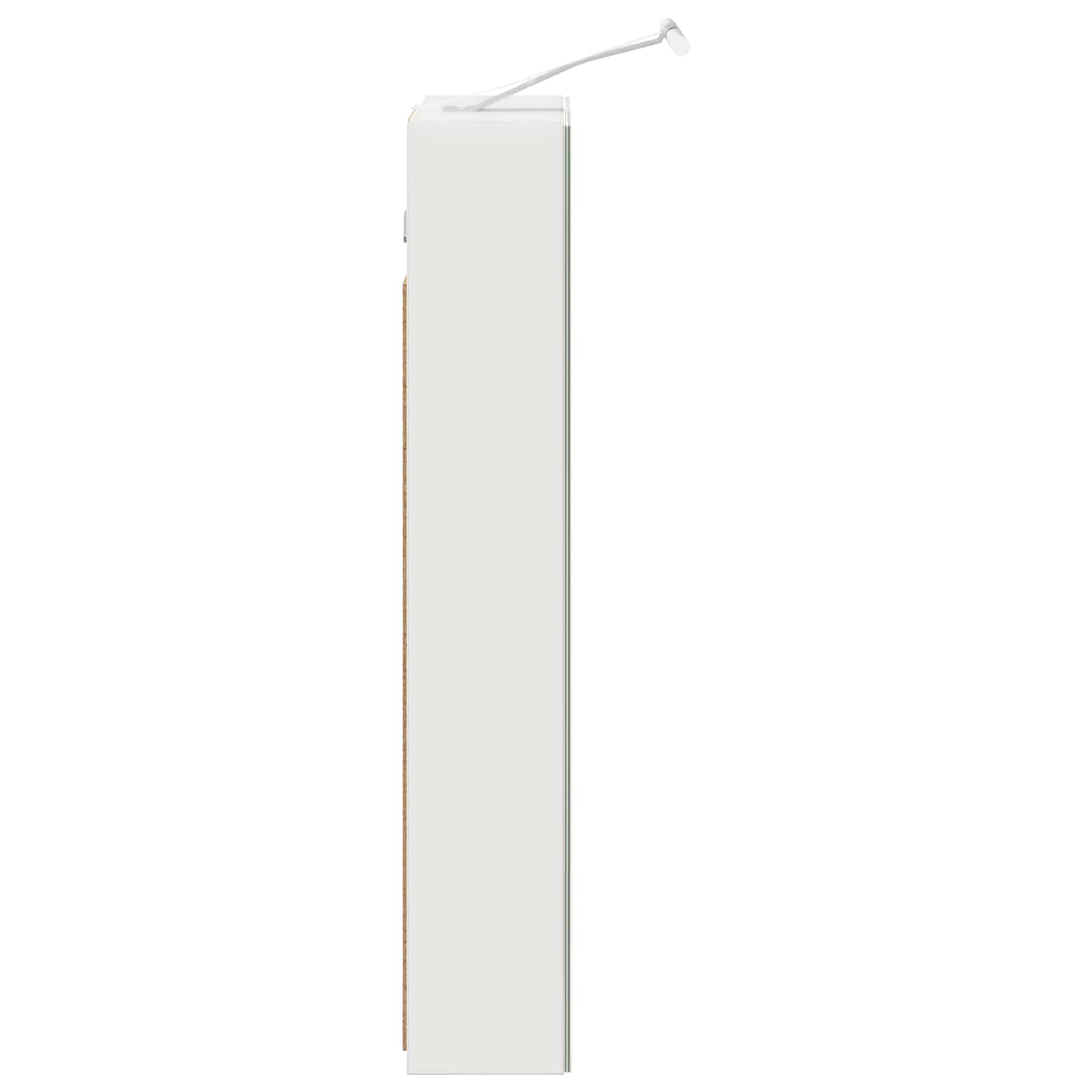 Koupelnová zrcadlová skříň s policí Bílá 40 x 10,5 x 60,5 cm - obrázek 8