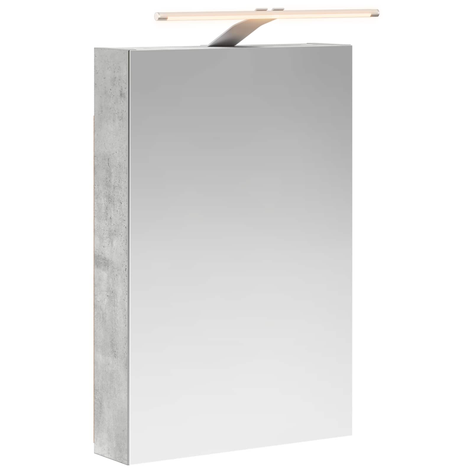 Koupelnová zrcadlová skříň Betonově šedá 40 x 10,5 x 60,5 cm - obrázek 2