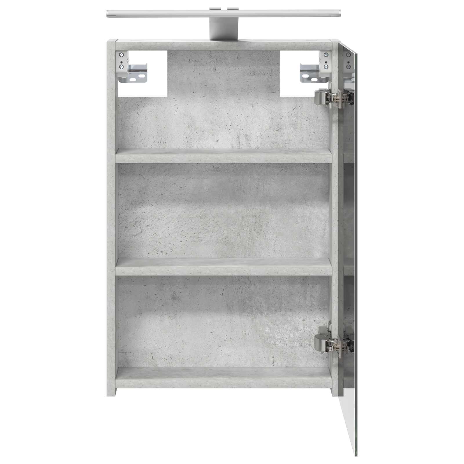 Koupelnová zrcadlová skříň Betonově šedá 40 x 10,5 x 60,5 cm - obrázek 7