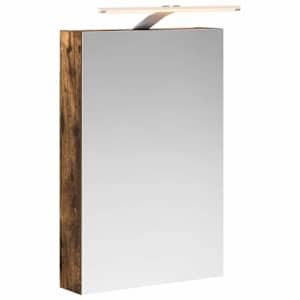 Koupelnová zrcadlová skříň Kouřový dub 40 x 10,5 x 60,5 cm - obrázek 2