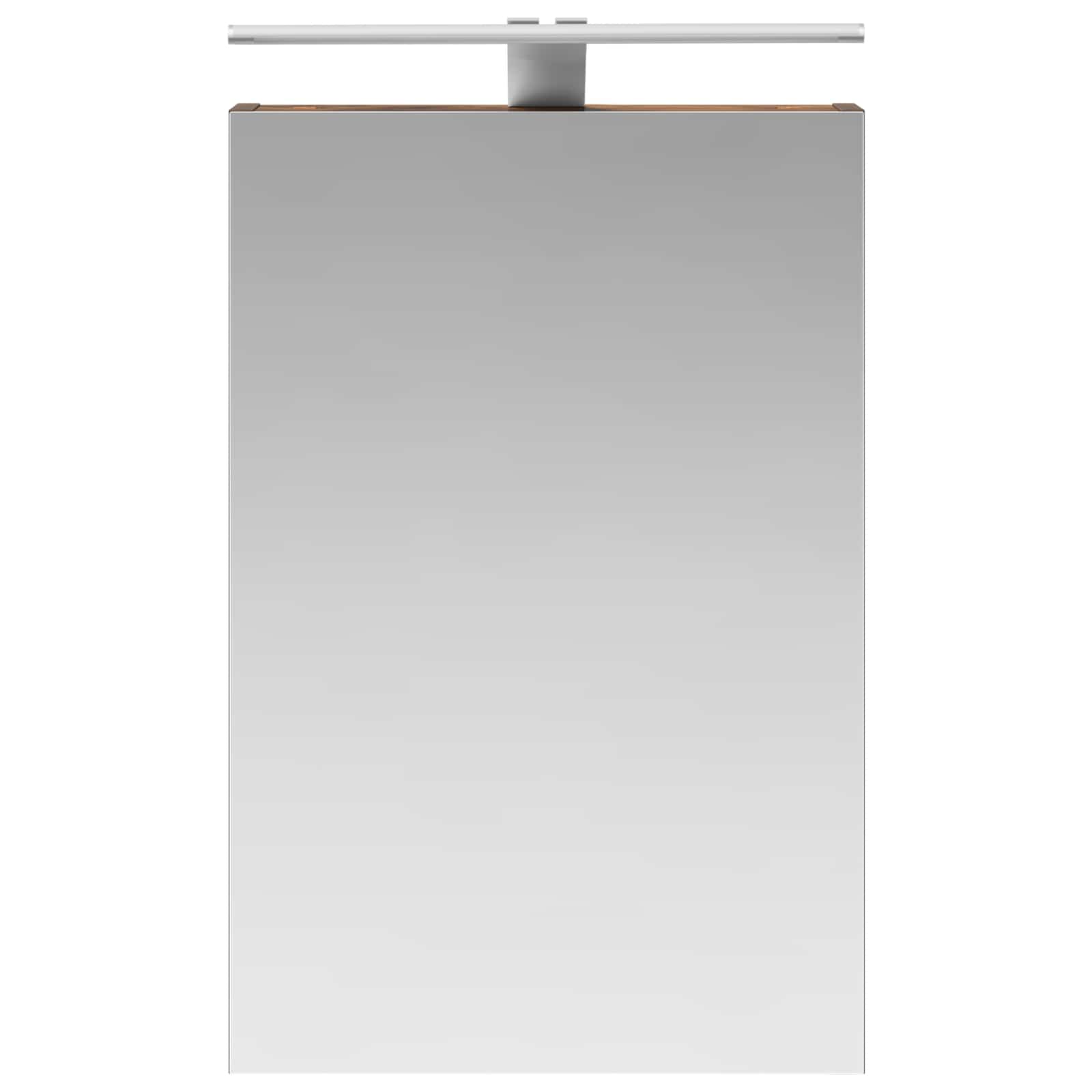 Koupelnová zrcadlová skříň Kouřový dub 40 x 10,5 x 60,5 cm - obrázek 6