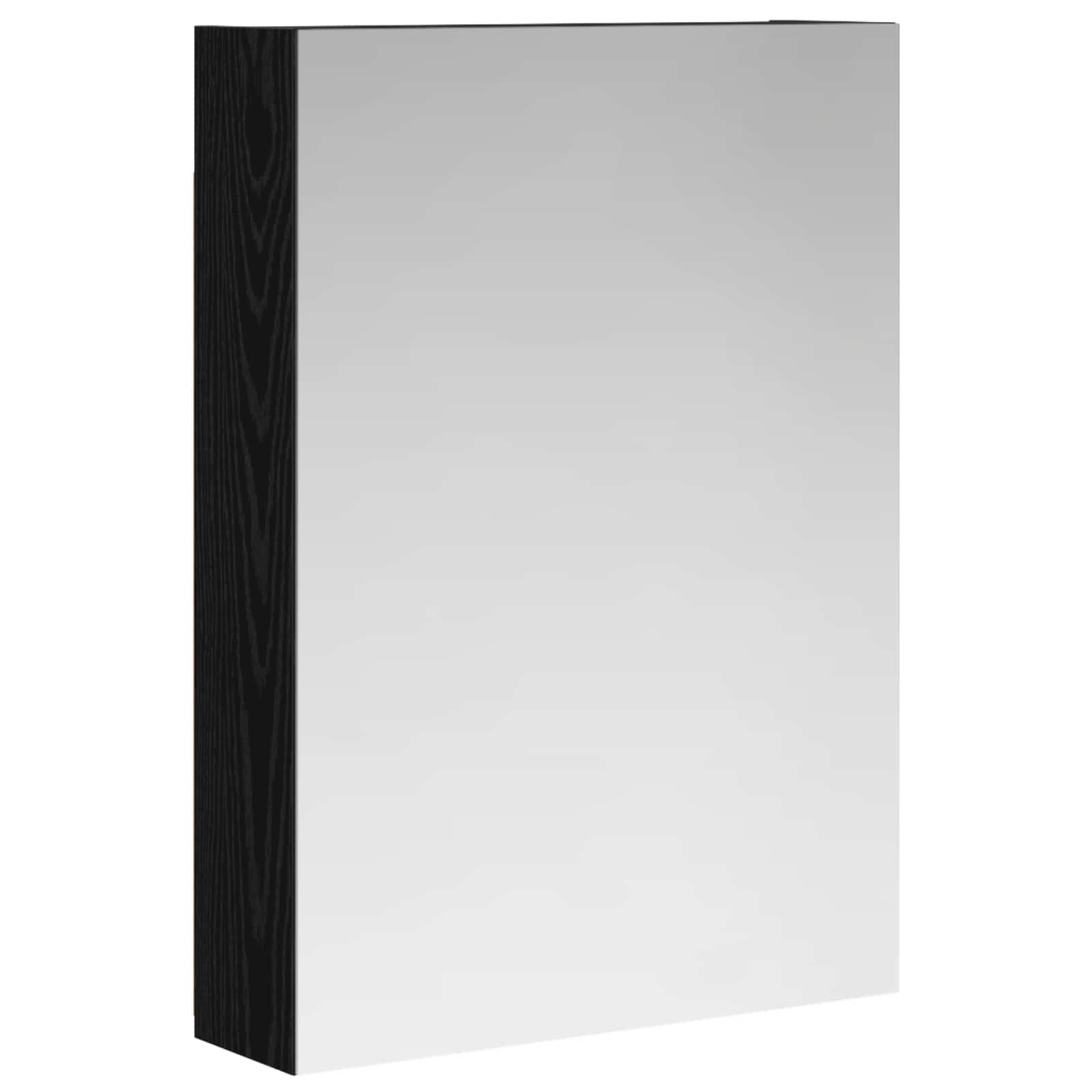 Koupelnová zrcadlová skříň s policí Černý dub 50 x 14,5 x 70 cm - obrázek 2