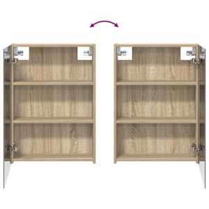 Koupelnová zrcadlová skříň Sonoma dub 50 x 14,5 x 70 cm - obrázek 10