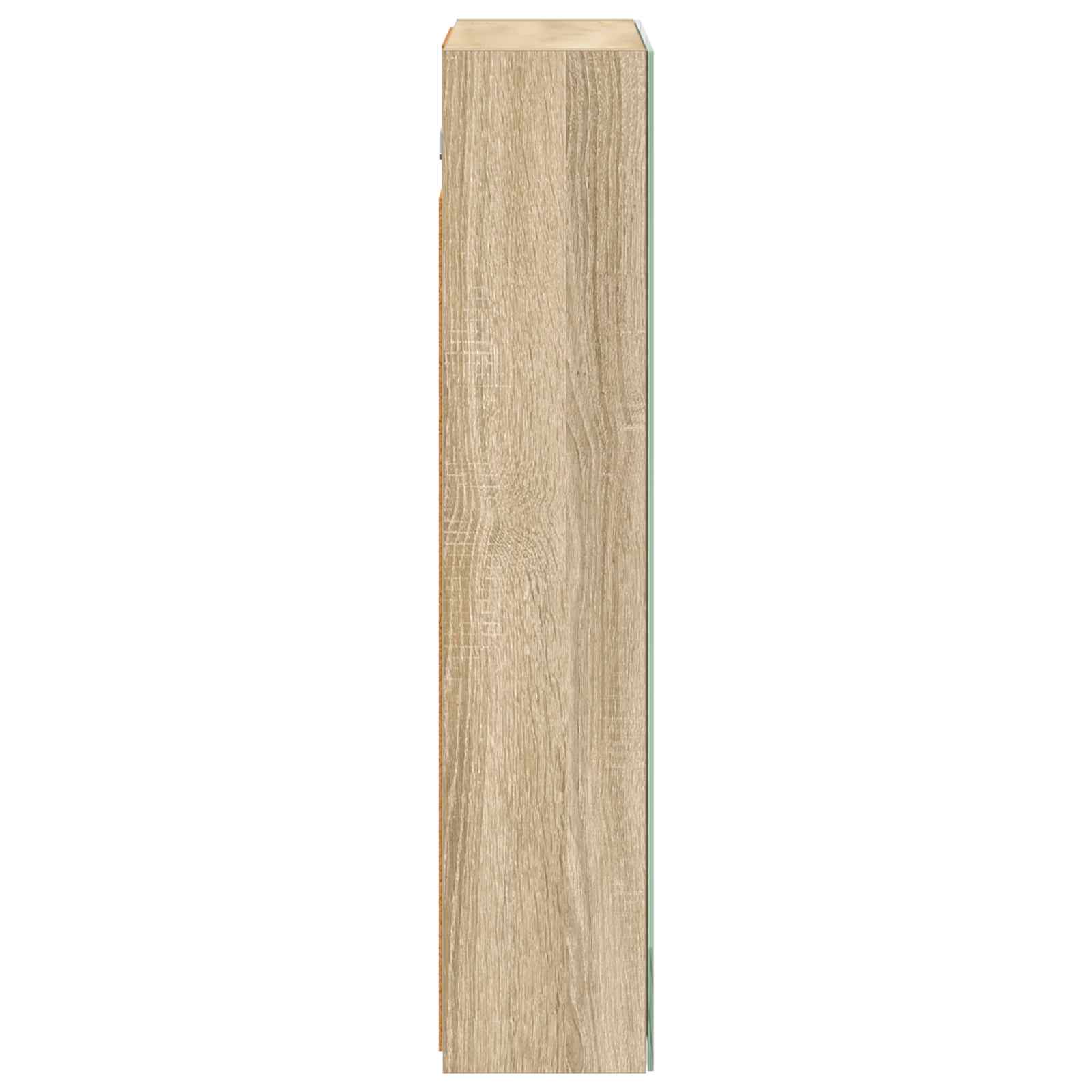 Koupelnová zrcadlová skříň Sonoma dub 50 x 14,5 x 70 cm - obrázek 7