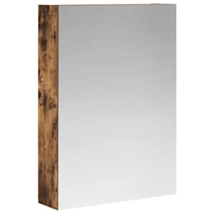Koupelnová zrcadlová skříň Kouřový dub 50 x 14,5 x 70 cm - obrázek 2