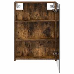 Koupelnová zrcadlová skříň Kouřový dub 50 x 14,5 x 70 cm - obrázek 6