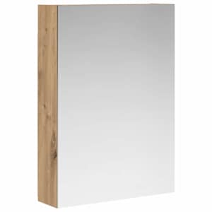 Koupelnová zrcadlová skříň Umělecký dub 50 x 14,5 x 70 cm - obrázek 2