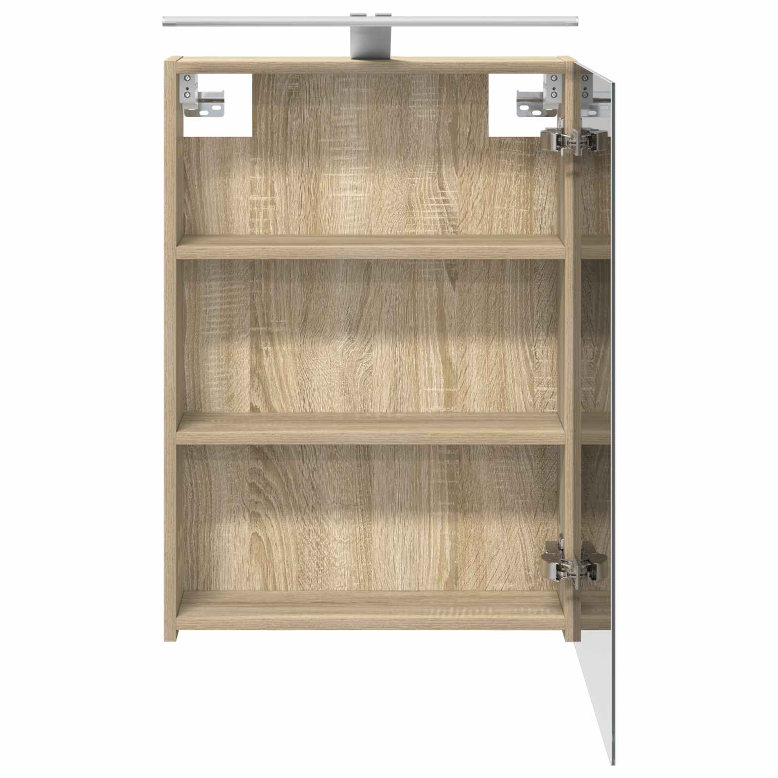 Koupelnová zrcadlová skříň Sonoma dub 50 x 14,5 x 70 cm - obrázek 7