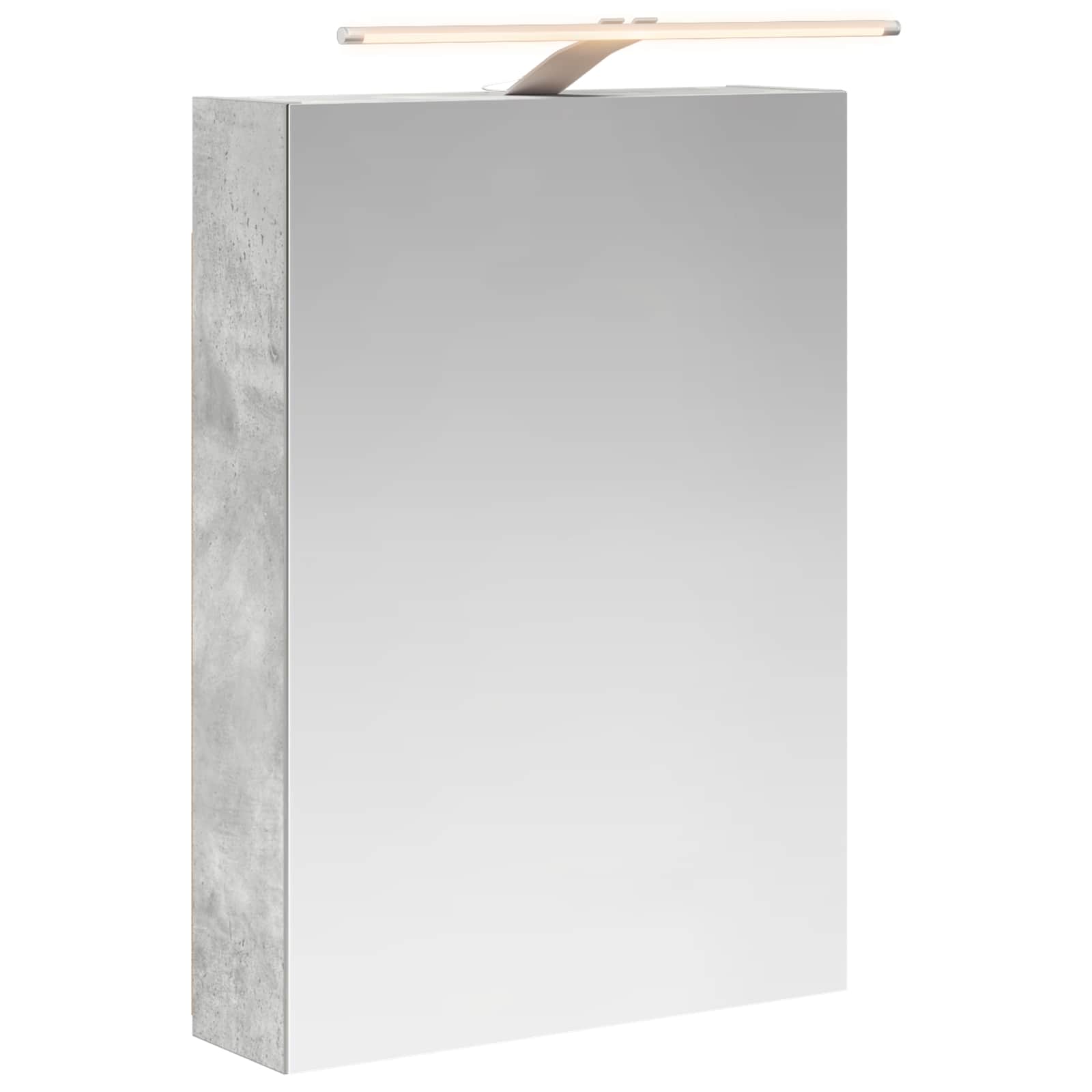 Koupelnová zrcadlová skříň Betonově šedá 50 x 14,5 x 70 cm - obrázek 2
