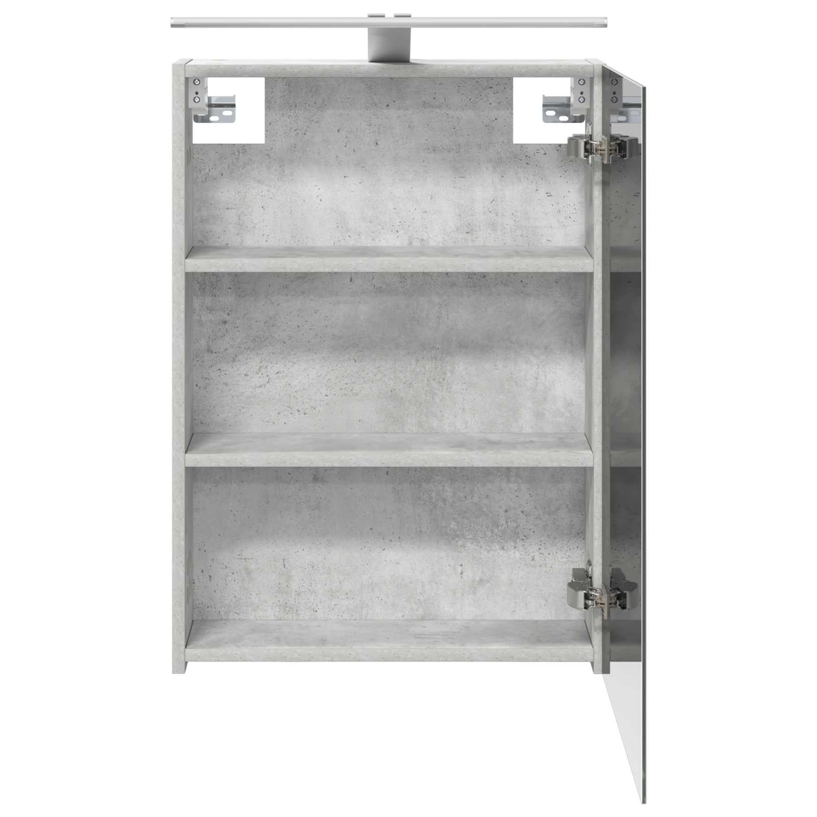 Koupelnová zrcadlová skříň Betonově šedá 50 x 14,5 x 70 cm - obrázek 7